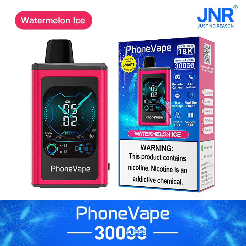 JNR PHONEVAPE 5% DISPOSABLE 30000 PUFFS BOX OF 5