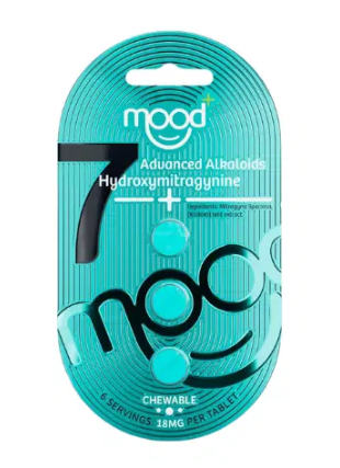 MOOD PLUS 7-HYDROXYMITRAGYNINE 3CT 18MG PER TABLET