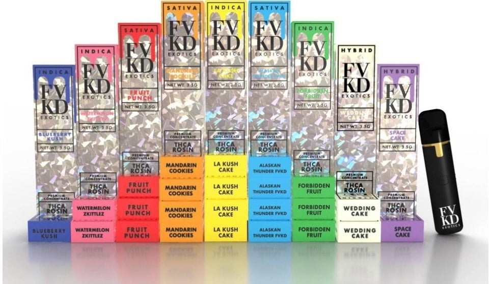 FVKD EXOTICS THCA LIVE ROSIN 3.5G DISPOSABLE