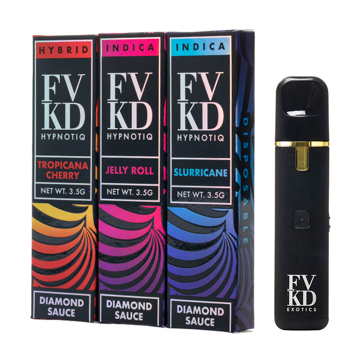 FVKD HYPNOTIQ THCA DIAMOND SAUCE 3.5G DISPOSABLE