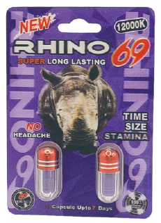 RHINOH 69 DOUBLE PILL 12000K BOX OF 24