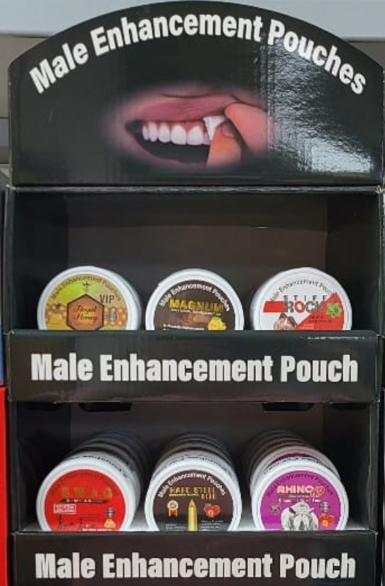 MALE ENHANCEMENT POUCH DISPLAY OF 36