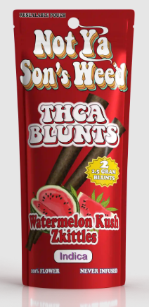 NOT YA SON'S WEED THCA 2PK 1.5G BLUNT BOX OF 10