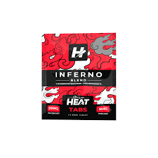 STRAIGHT HEAT INFERNO BLEND TABS 7 HYDROXY+PSEUDO 25MG 1CT BOX OF 25