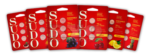 SUDO KRATOM CHEWABLE TABLETS 15MG 3CT