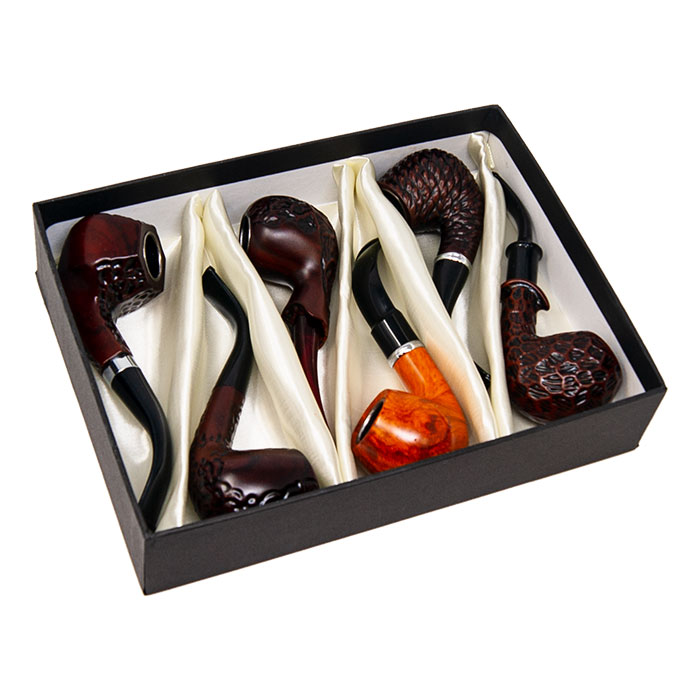 NIRVANA WOOD PIPE BOX OF 6 GS30553