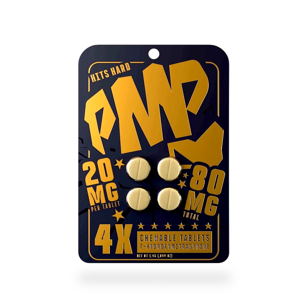 PMP 7-HYDROXYMITRAGYNINE 4CT 80MG