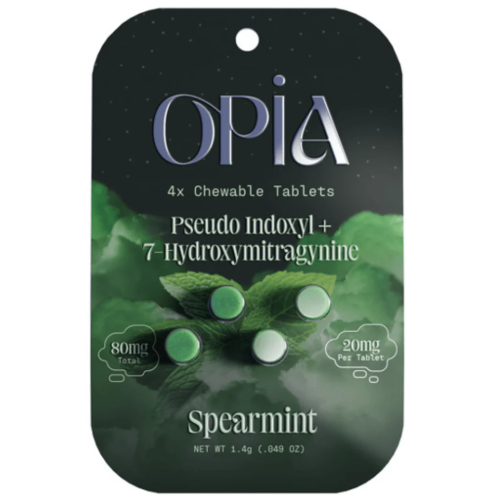 OPIA PSEUDO INDOXYL+7-HYDROXYMITRAGYNINE 20MG 4CT CHEW TABLETS
