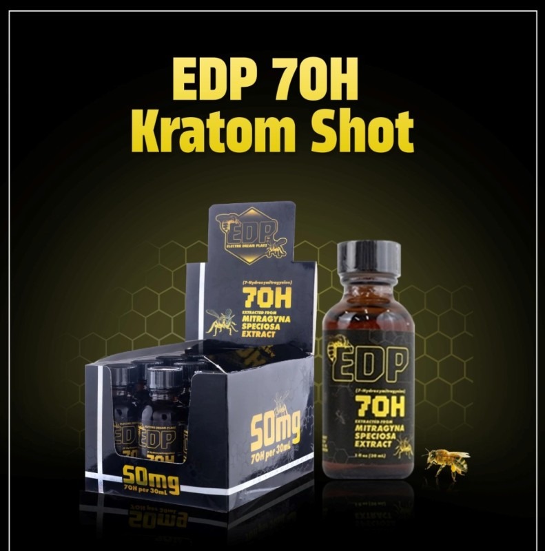 EDP 70H 50MG KRATOM SHOTS BOX OF 12