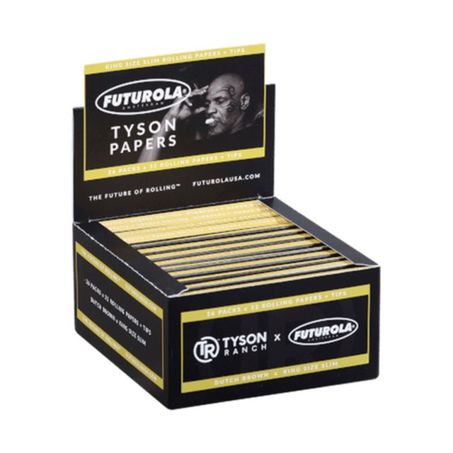 TYSON RANCH X FUTUROLA PAPERS 33CT+TIPS BOX OF 24
