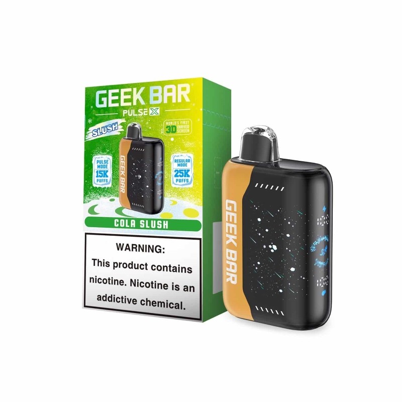 GEEK BAR PULSE X SLUSH EDITION 5% DISPOSABLE 25000 PUFFS BOX OF 5