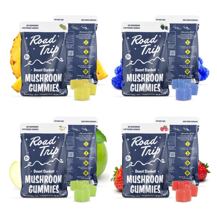 ROAD TRIP DESERT STARDUST MUSHROOM GUMMIES 8CT