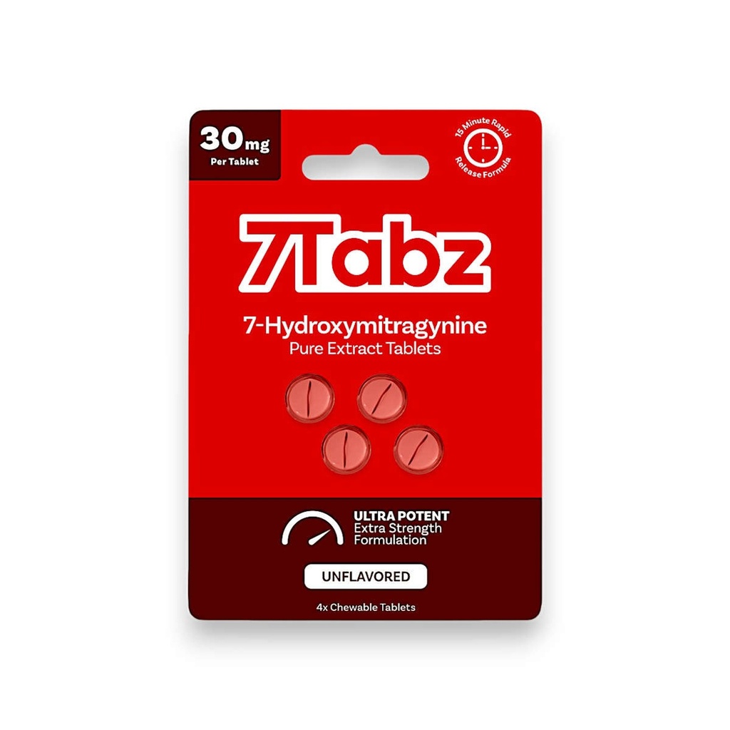 7TABZ 7-HYDROXYMITRAGYNINE RED BOX 30MG 4CT