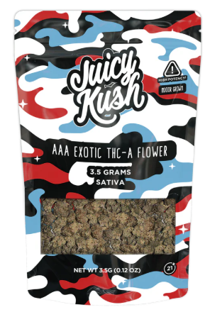 JUICY KUSH 3.5G AAA EXOTIC THCA FLOWER