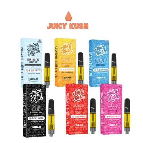 JUICY KUSH DIAMOND ROSIN THCA LIQUID DIAMOND THCP LIVE ROSIN 1G CARTRIDGE