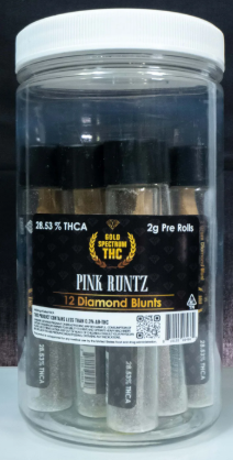 GOLD SPECTRUM THCA DIAMOND INFUSED 2G BLUNT