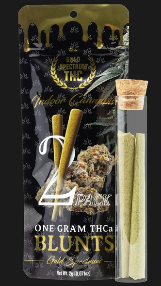GOLD SPECTRUM THC ONE GRAM THCA BLUNTS 2CT BOX OF 6