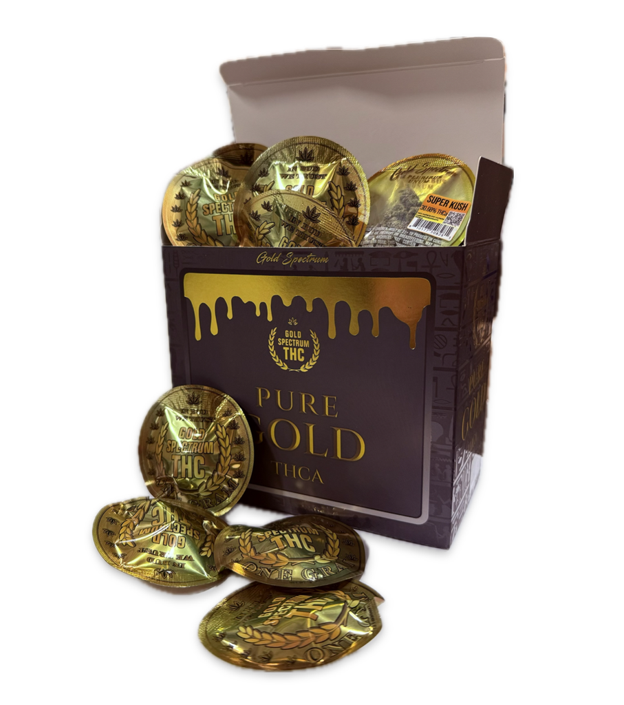 GOLD SPECTRUM THC PURE GOLD THCA 1G FLOWER-GOLD LINE