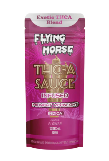 FLYING HORSE EXOTIC BLEND THCA SAUCE PRE ROLL 3CT BOX OF 10