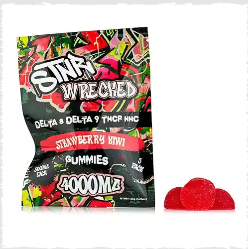 STNR WRECKED D8-D9-THCP-HHC 4000MG GUMMIES 5CT