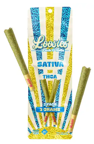 LOOSIES PACK O' ROLLS THCA 3G BOX OF 10