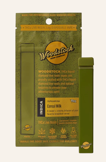 WOODSTOCK THCA LIQUID DIAMOND 2G DISPOSABLE