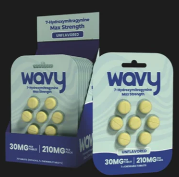 WAVY 7-HYDROXYMITRAGYNINRE MAX STRENGTH 30MG 7PK