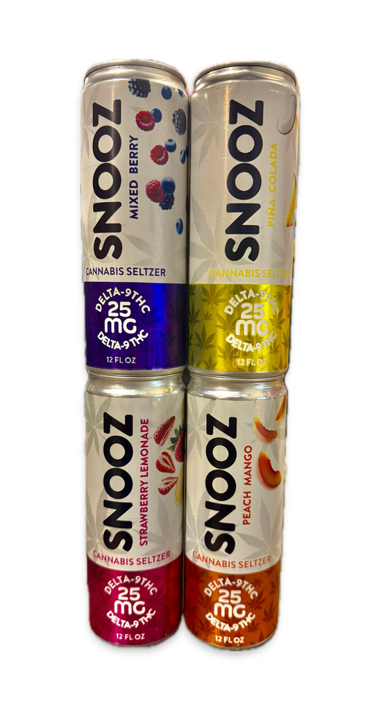 SNOOZ CANNABIS SELTZER 25MG 12OZ