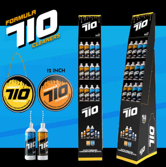 FORMULA 710 25TH ANNIVERSARY PACKAGE FLOOR DISPLAY