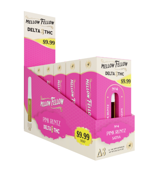 MELLOW FELLOW DELTA 8 THC CARTRIDGE 1ML (PRE PRICED)
