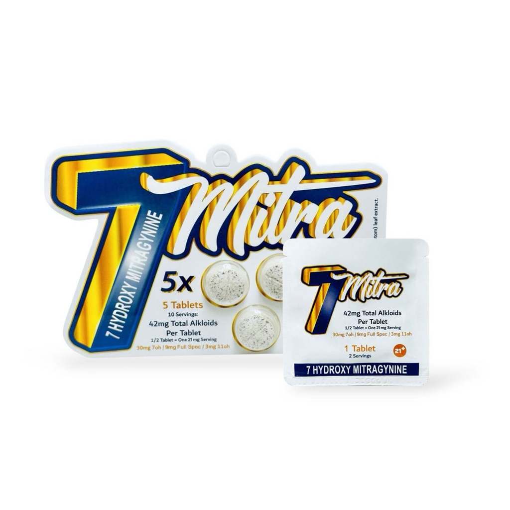 7MITRA TABS 7-HYDROXYMITRAGYNINE 42MG 5CT