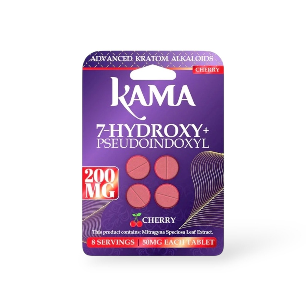 KAMA 7-HYDROXY+ PSEUDO 4CT 200MG