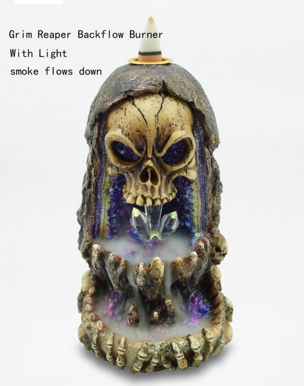 SKULL BACK FLOW BURNER
