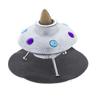 SPACE SHIP BACKFLOW INCENSE BURNER