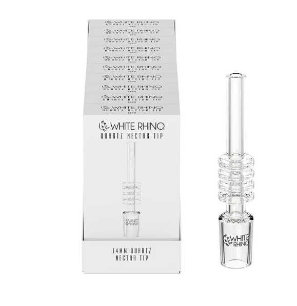 WHITE RHINO 14MM QUARTZ NECTAR REPLACEMENT TIP