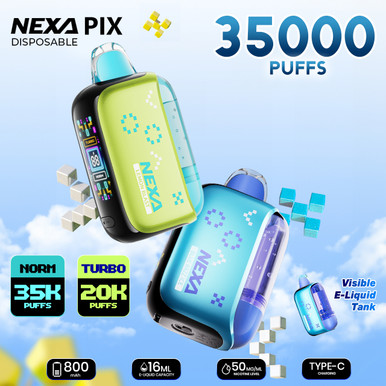 NEXA PIX 5% DISPOSABLE 35000 PUFFS BOX OF 5