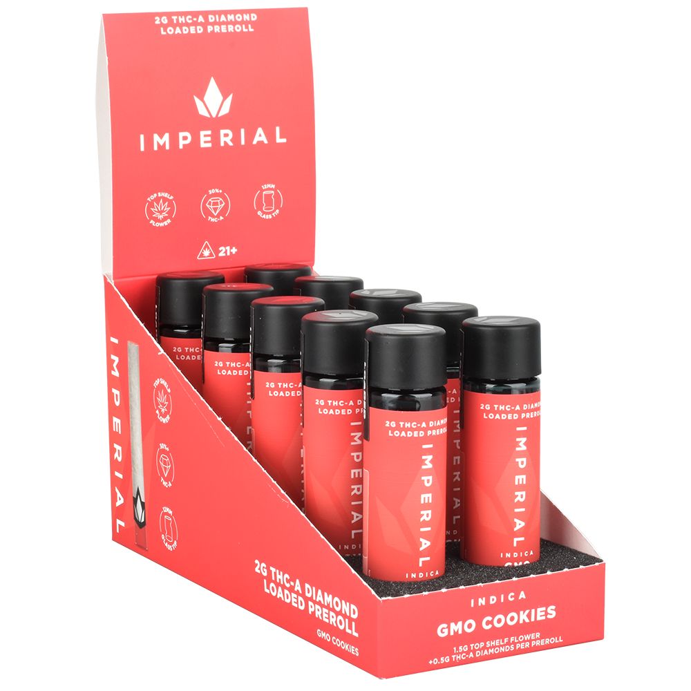 IMPERIAL 2G THCA DIAMOND LOADED PREROLL BOX OF 10
