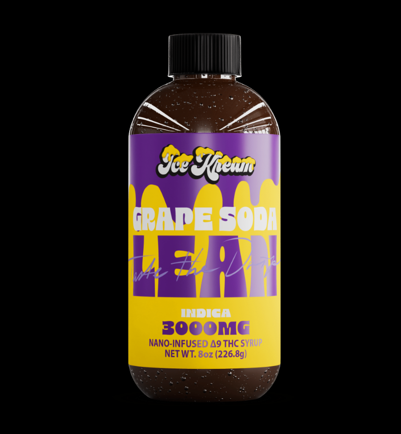 ICE KREAM NANO INFUSED D9 THC LEAN SYRUP 3000MG