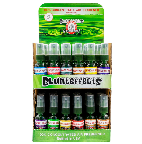 BLUNTEFFECTS AIR FRESHNER SPRAY 1OZ BOTTLE 72CT