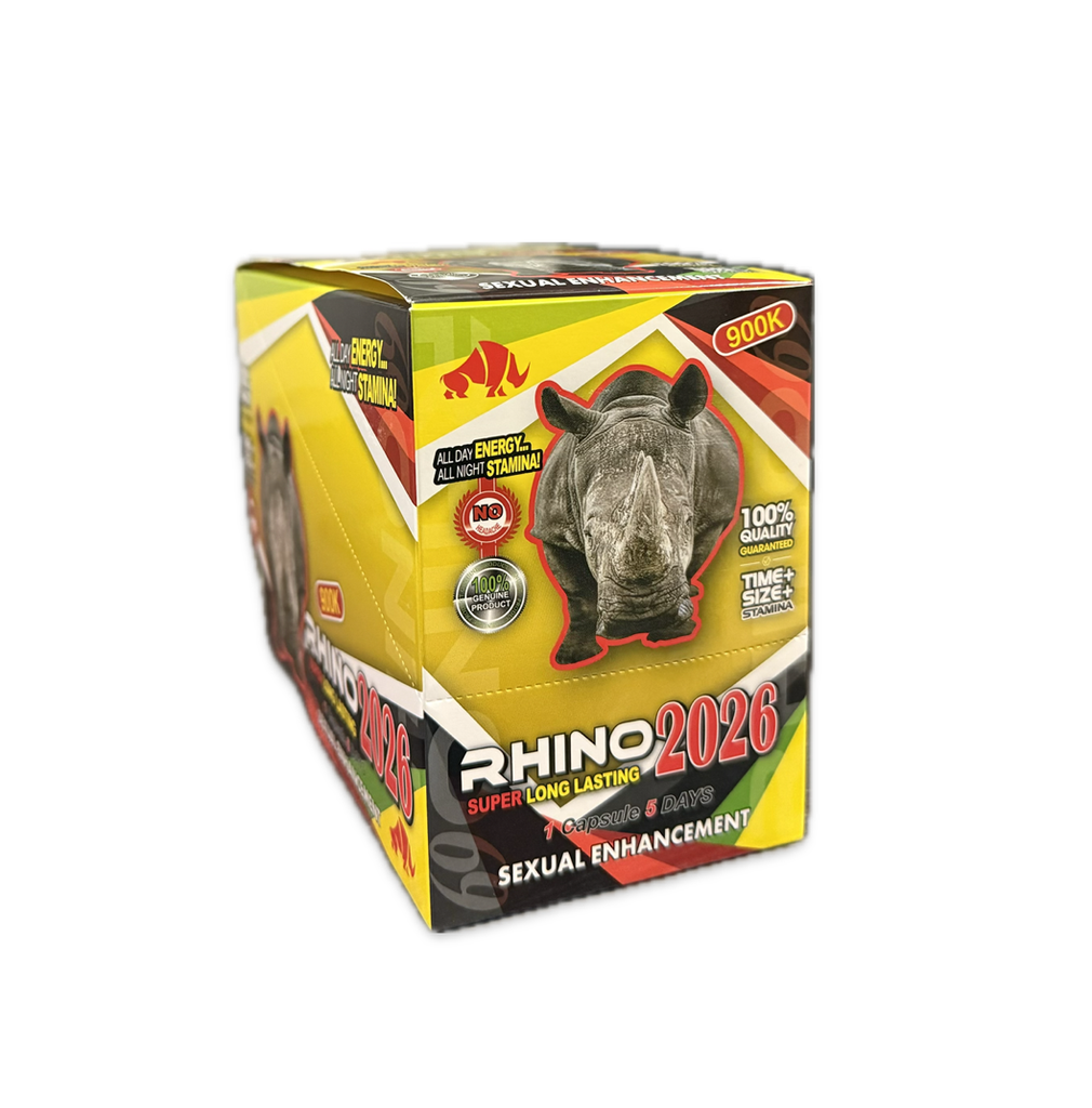RHINO 2026 900K SEXUAL ENHANCEMENT BOX OF 24