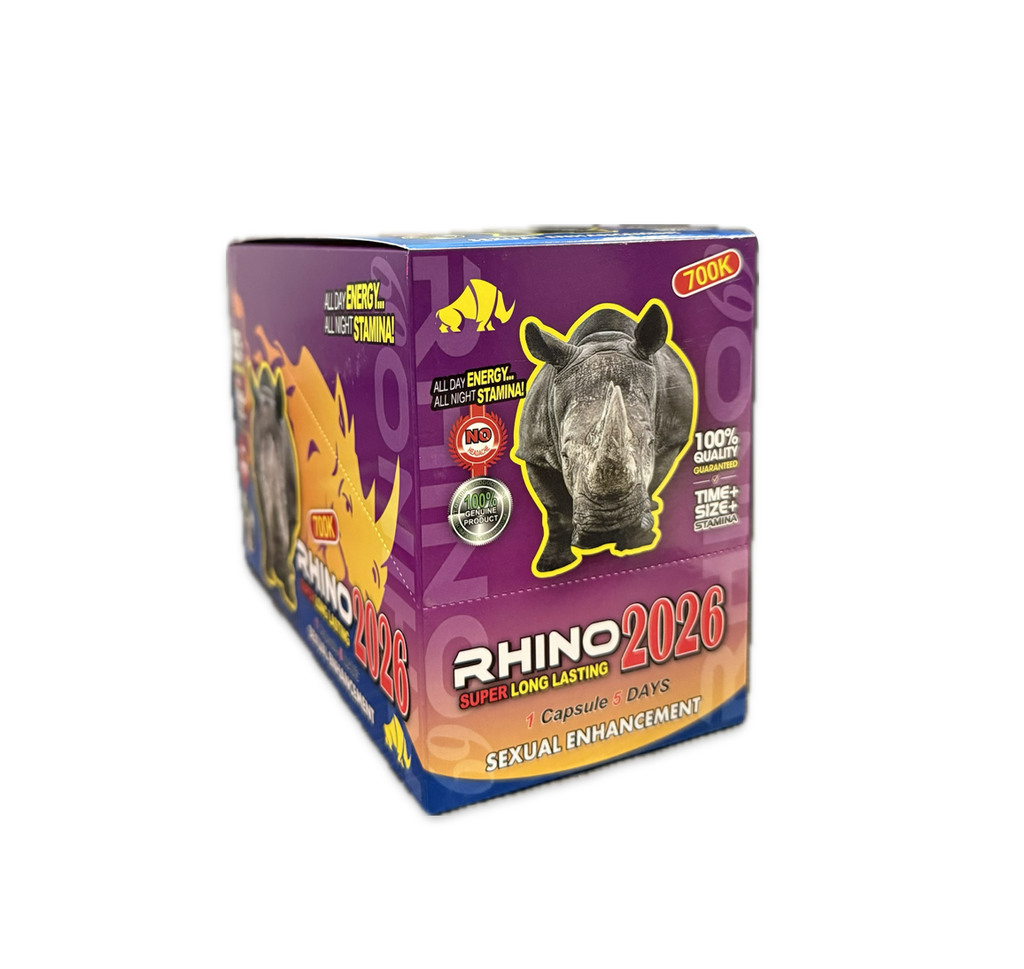 RHINO 2026 700K SEXUAL ENHANCEMENT BOX OF 24