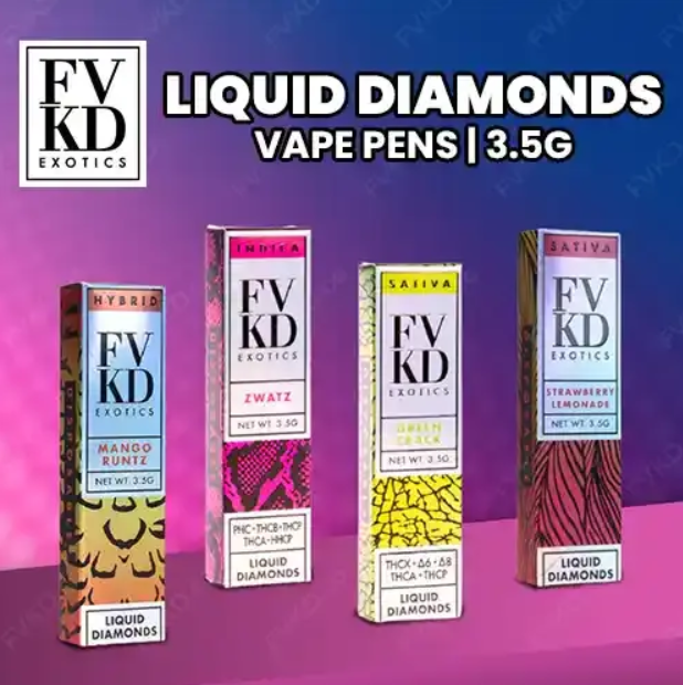 FVKD EXOTICS LIQUID DIAMONDS 3.5G DISPOSABLE
