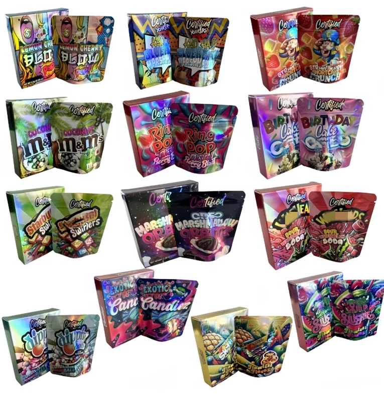 CF SMELL PROOF 3.5G BAGS AND BOXES ASSORTED DESIGN 100CT
