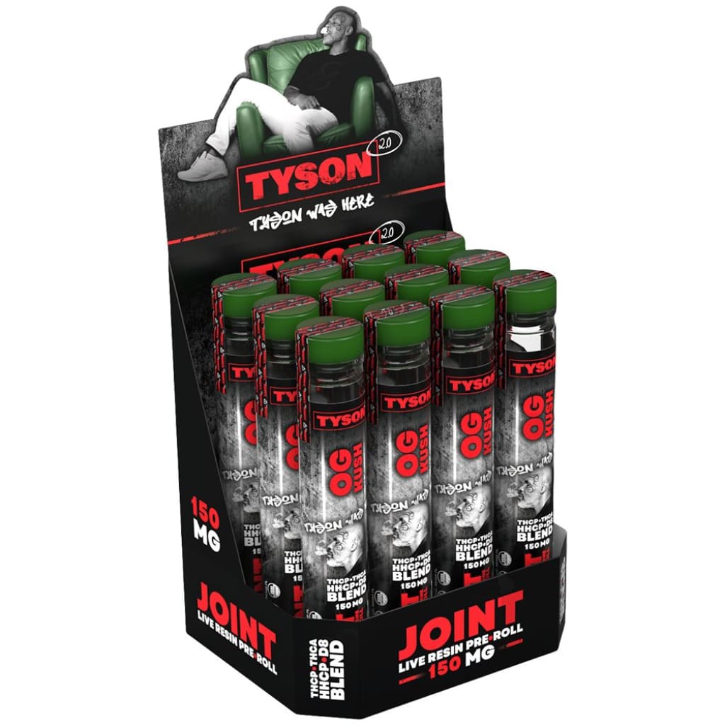 TYSON 2.0 BLEND JOINT 150MG LIVE RESIN PRE ROLL 12CT