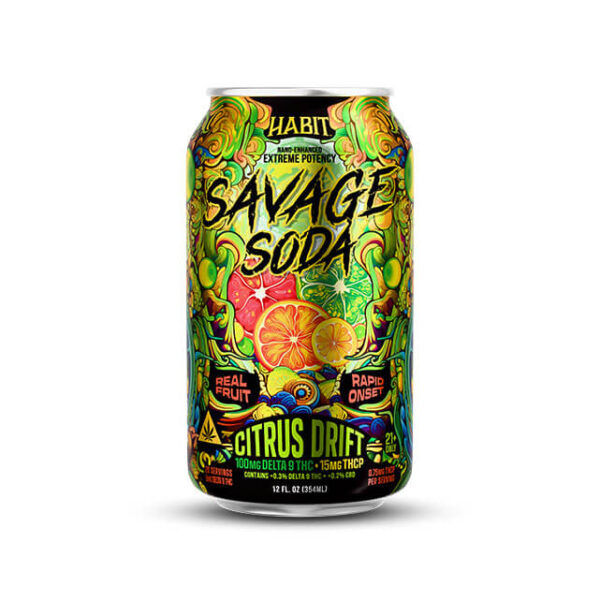 HABIT D9 THCP SAVAGE SODA 115MG 12OZ 6CT