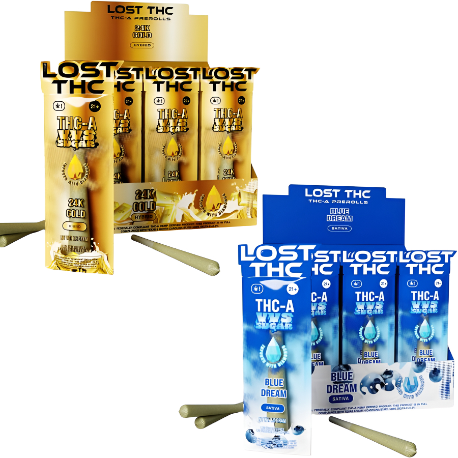 LOST THC THCA VVS SUGAR DIAMOND PRE ROLL 1.5G 30CT