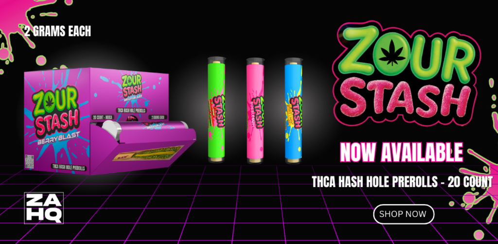 ZOUR STASH THCA HASH HOLES 2G 20CT