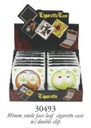 CIGARETTE CASE 80MM SMILY FACE LEAF BOX OF 12 GS30493