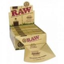 RAW ORGANIC KINGSIZE SLIM ROLLING PAPERS+PAPERS+TIPS ARTESANO BOX OF 15