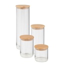 GLASS JAR XXL WITH WOOD TOP